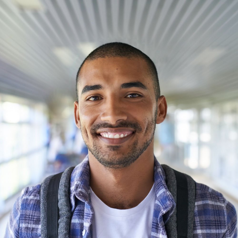 Image of young African-American college student